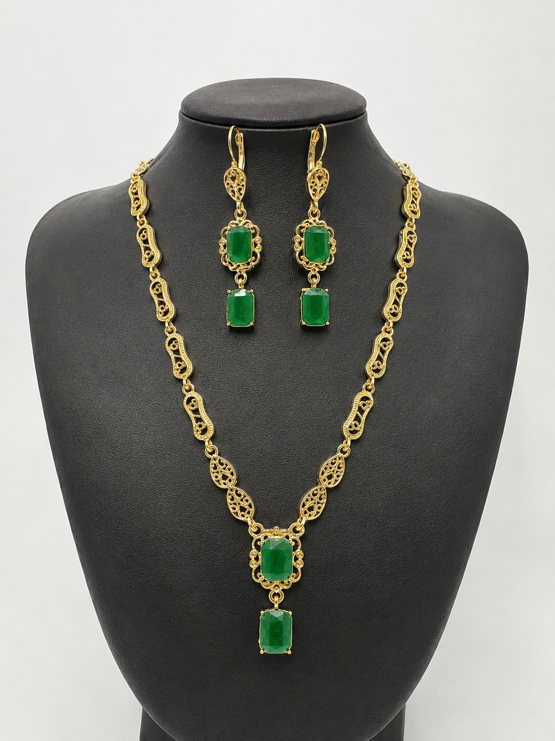 sieraden set laila groen