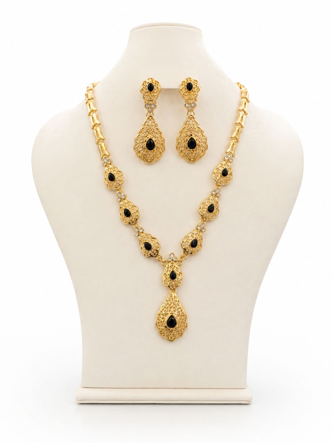 Ketting set Amani zwart
