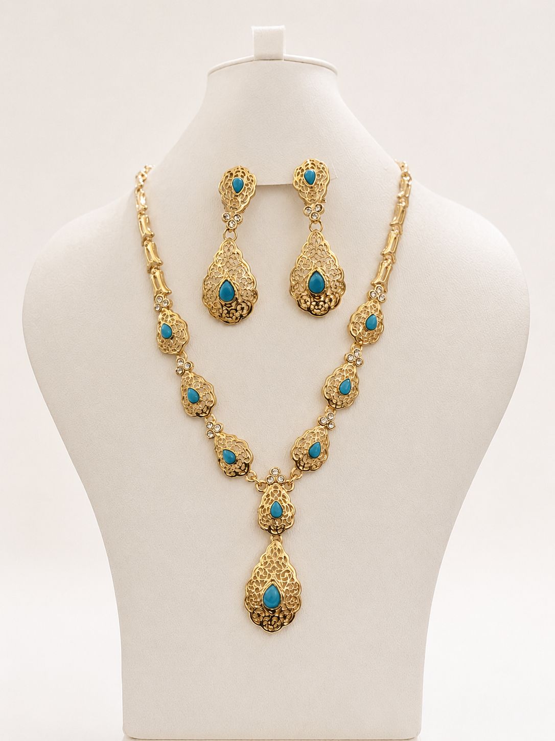sieradenset Amani babyblauw