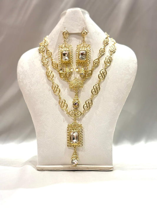 Sieraden set Aya Transparant
