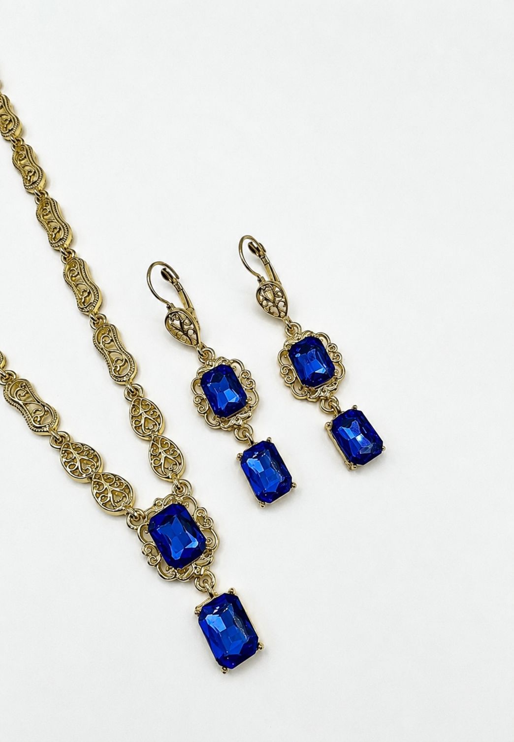 sieraden set laila koningsblauw