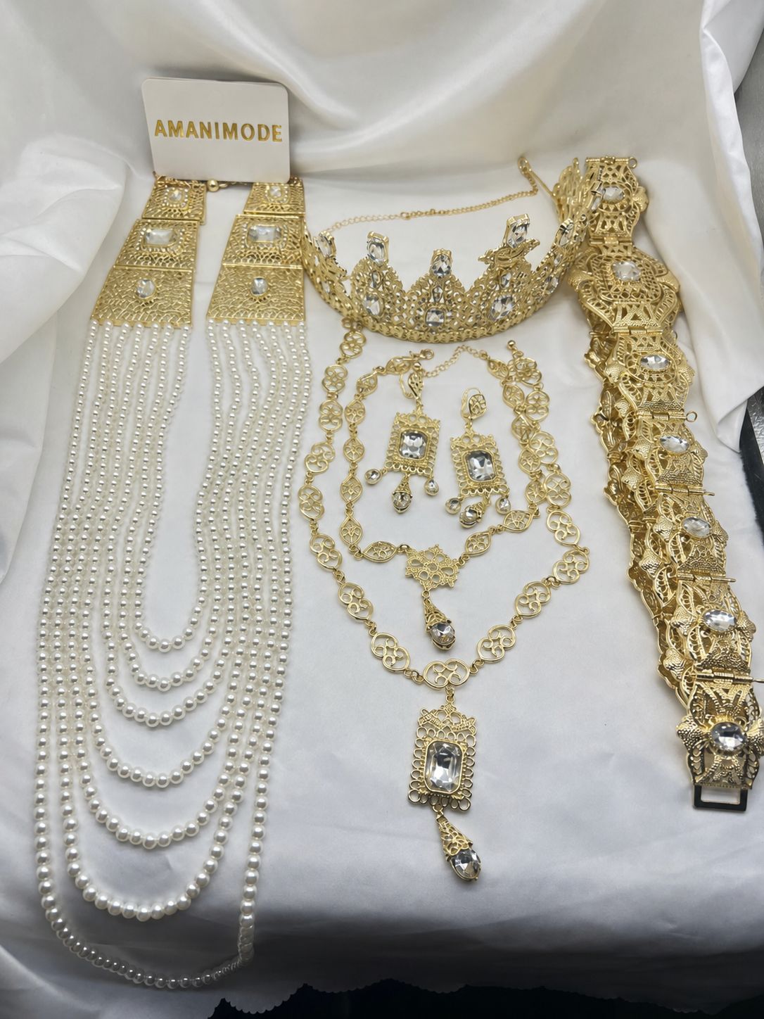 Bruids set wit
