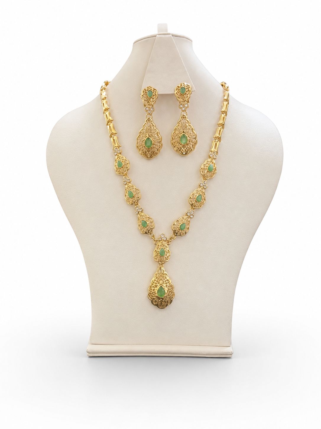 Ketting set Amani mintgroen