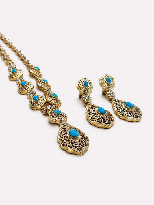 sieradenset Amani babyblauw