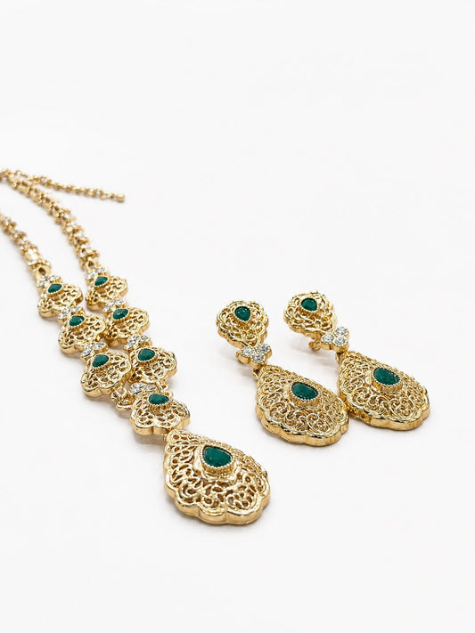 Sieraden set Amani groen