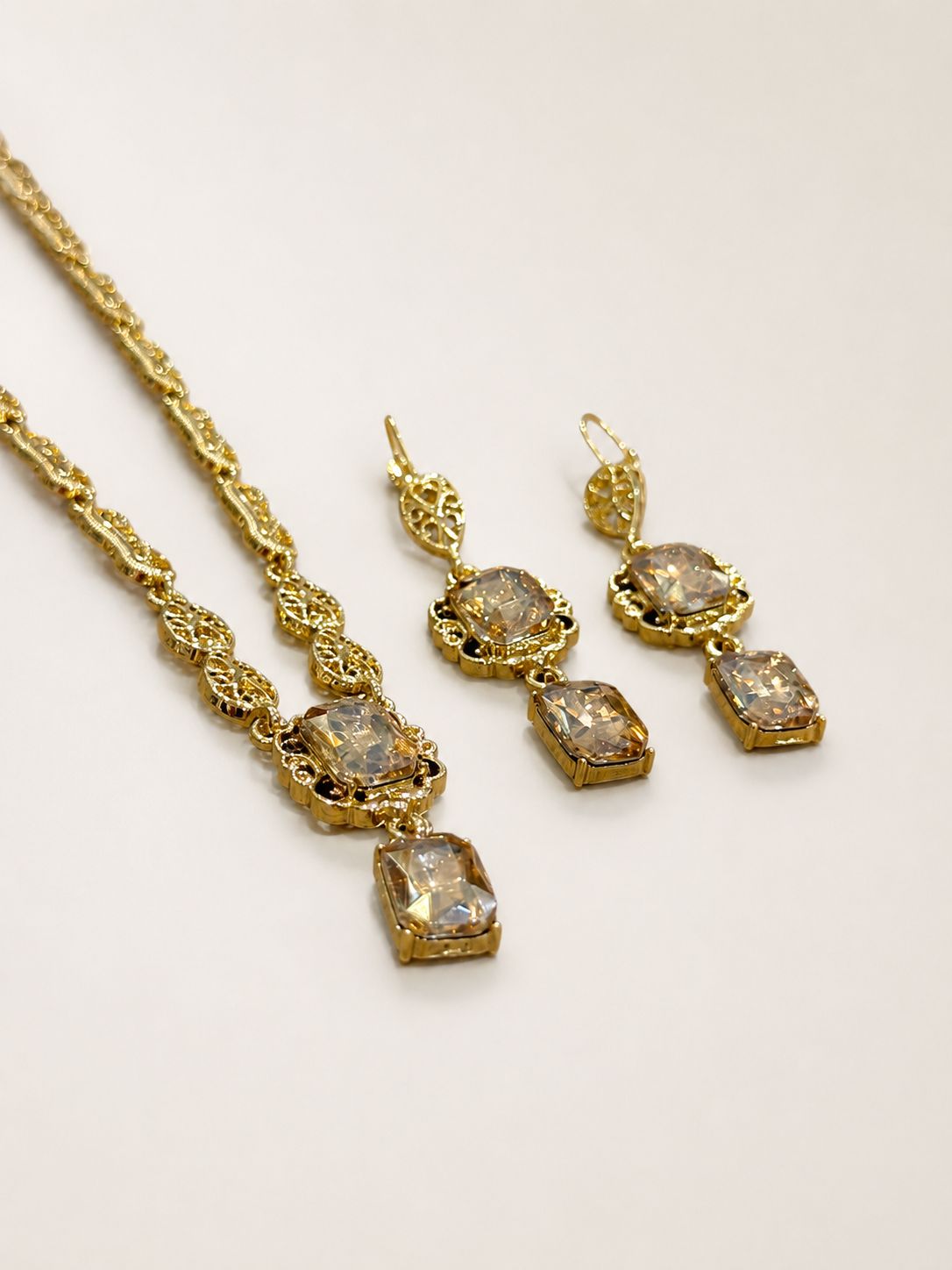 Sieraden set Laila Champagne