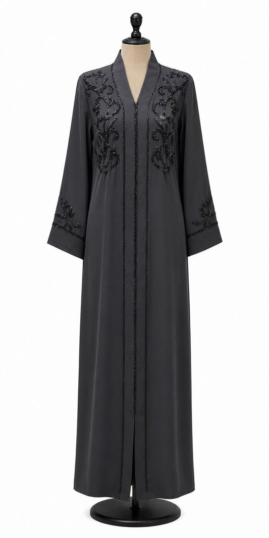 abaya luxe zwart