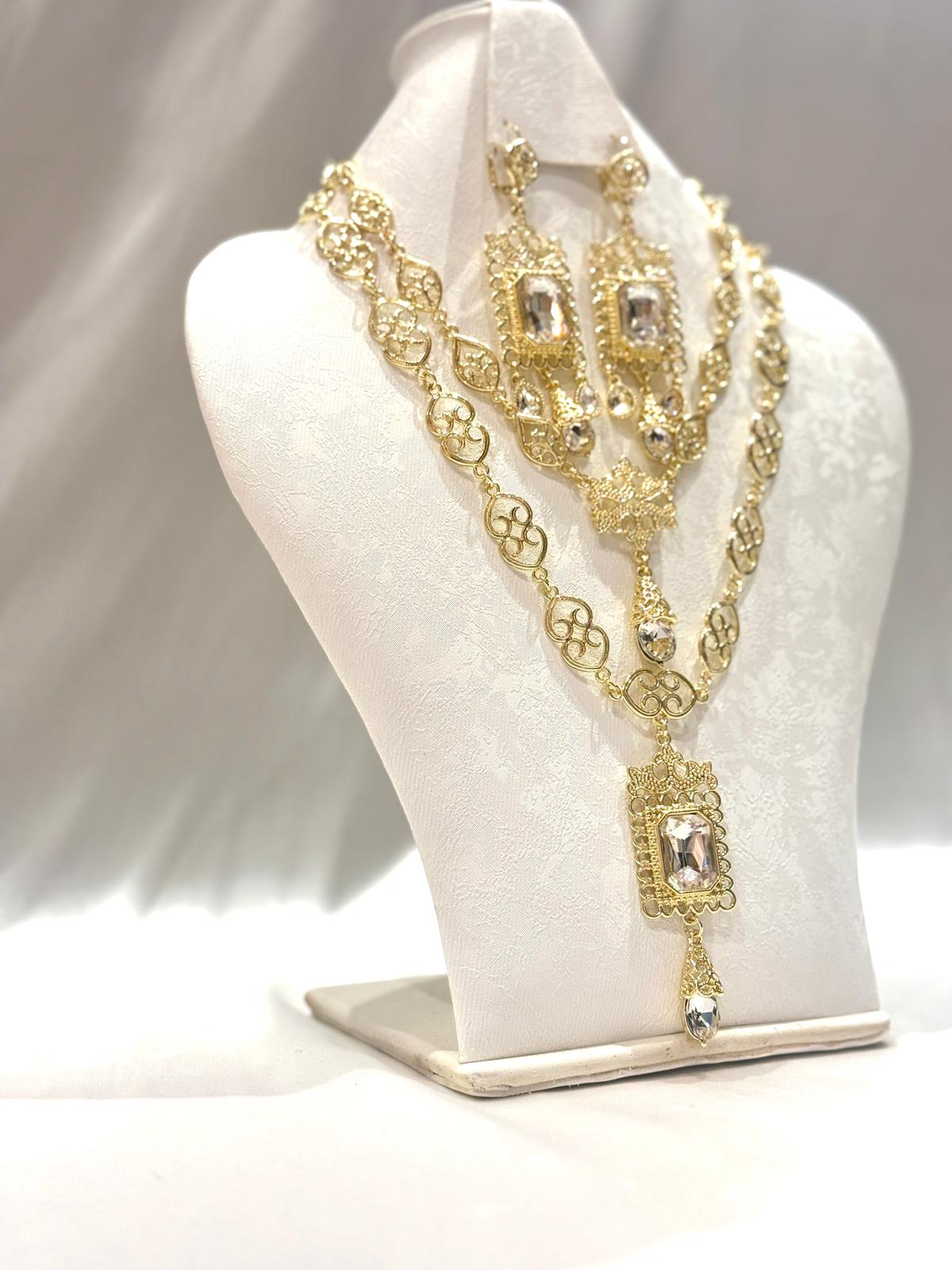 Sieraden set Aya Transparant