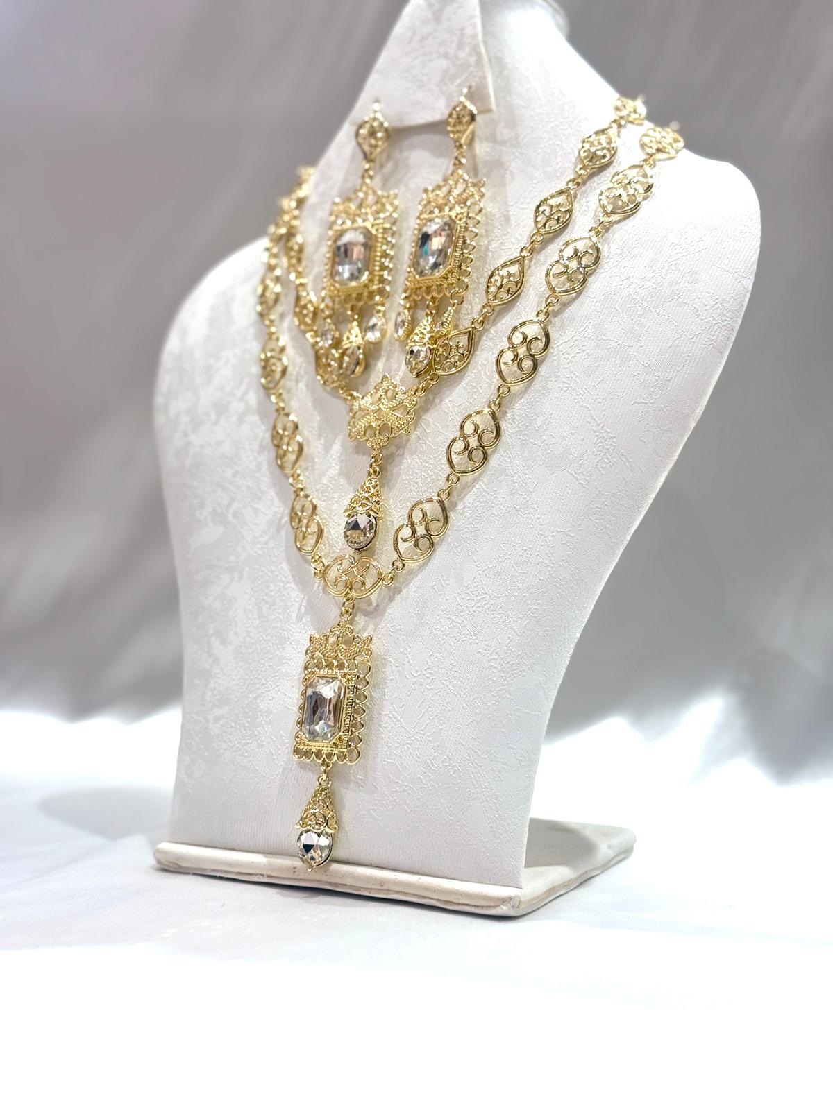 Sieraden set Aya Transparant